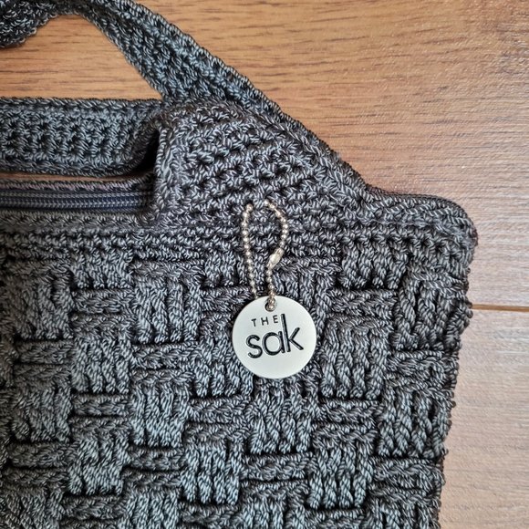 The Sak crochet purse in gray - Picture 2 of 3